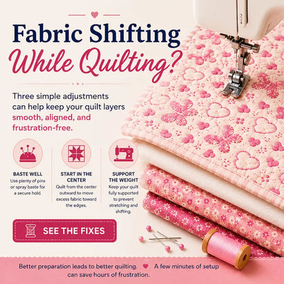Fabric Shifting While Quilting? Try These Simple Fixes