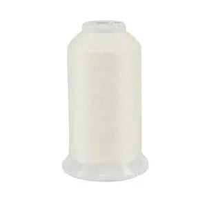 Superior Threads So Fine 401 Snow 50wt polyester thread bright white matte finish longarm
