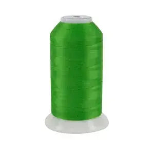 Superior Threads So Fine 497 Spring Meadow Fresh Green Polyester Thread 3280 yards longarm spring nature quilts