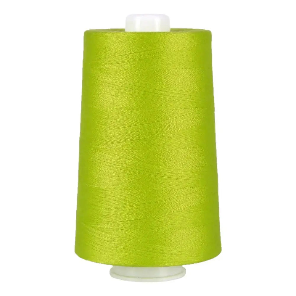 Superior Threads Omni 3165 Bright Light Green polyester thread vivid lime green bold playful quilts