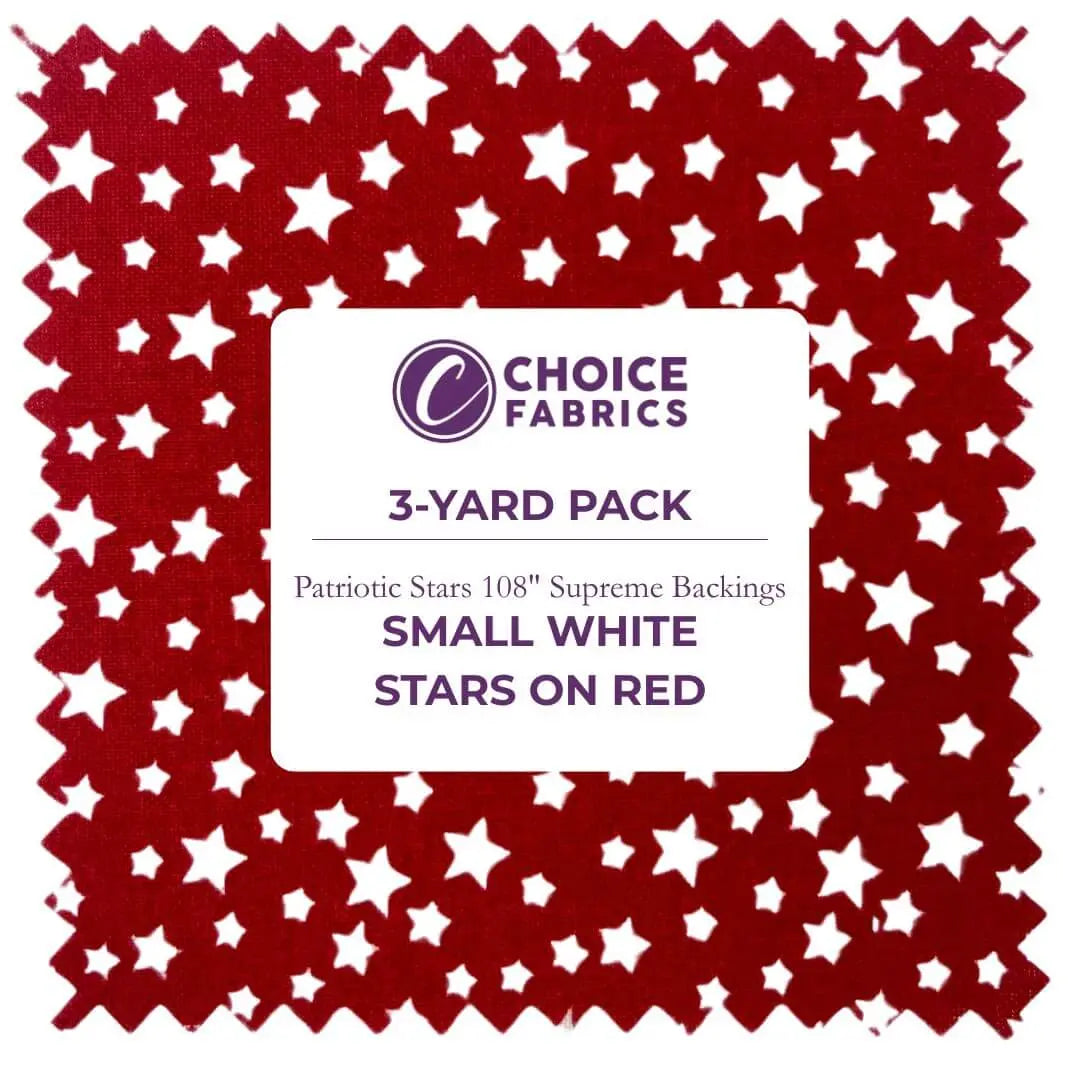 A Festive Tablecloth in Patriotic Stars White Stars on Red