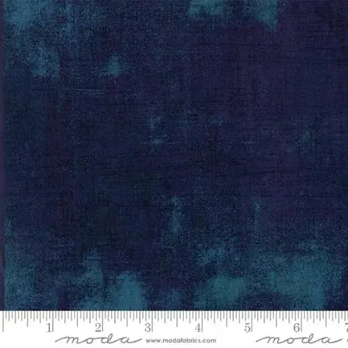 What Is Moda Grunge Basics Blue Steel Fabric? How to Use This Dark Blue Cotton Blender in Quilts