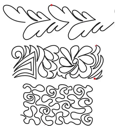 Three Patterns on One Roll: The 800 Combo Pantograph for All-Overs and Borders