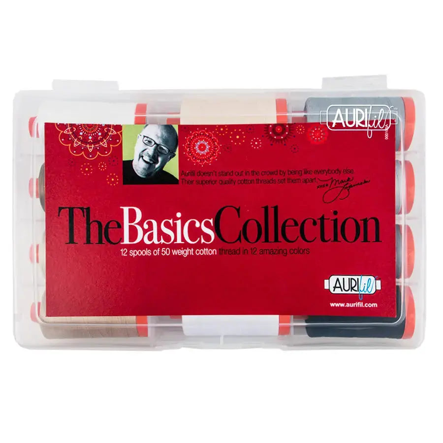 Aurifil Basics Collection Mark Lipinski essential cotton thread set longarm quilting studio
