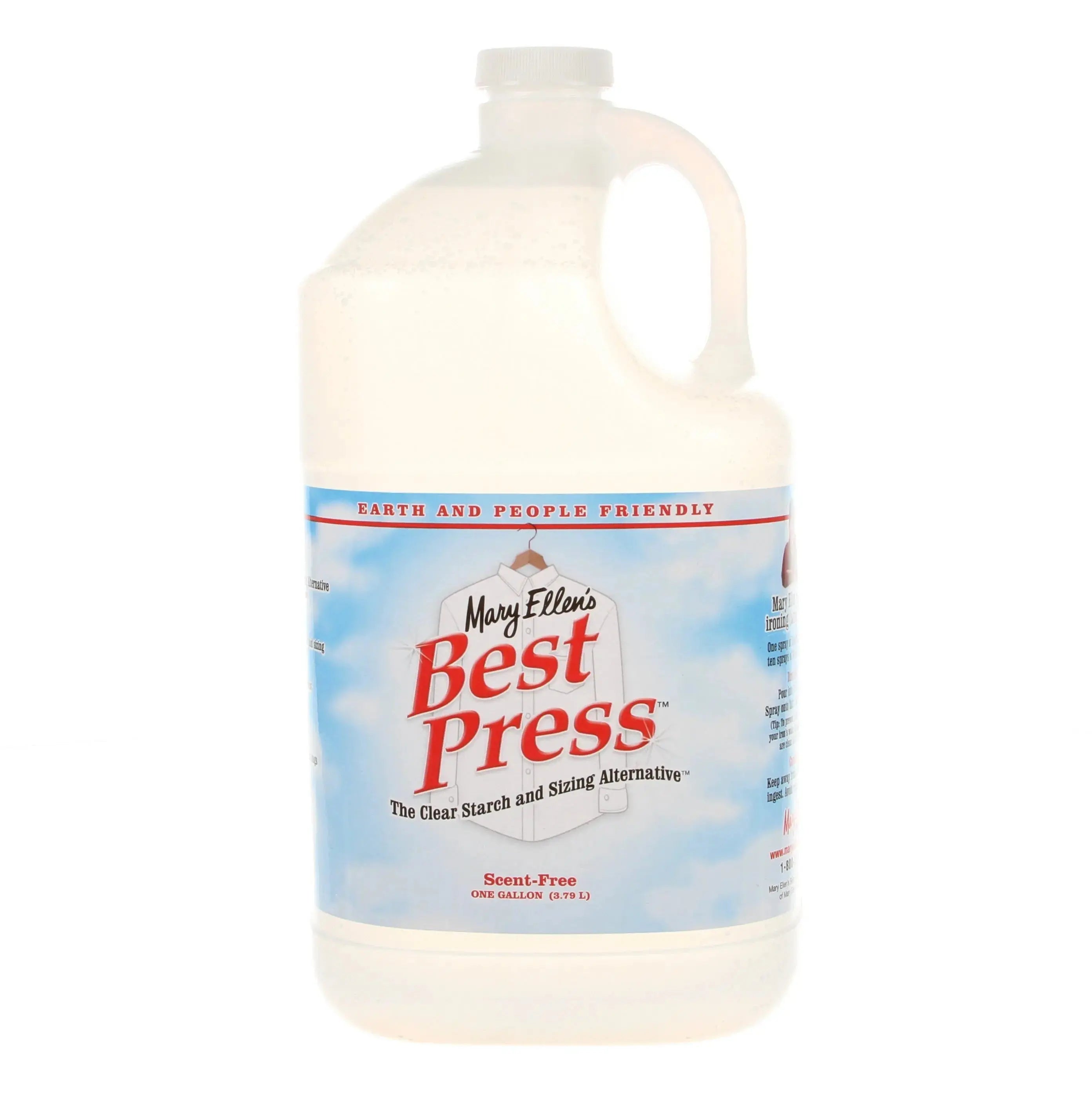 Best Press Spray Starch Scent Free Gallon Refill Size fabric pressing quilting notions