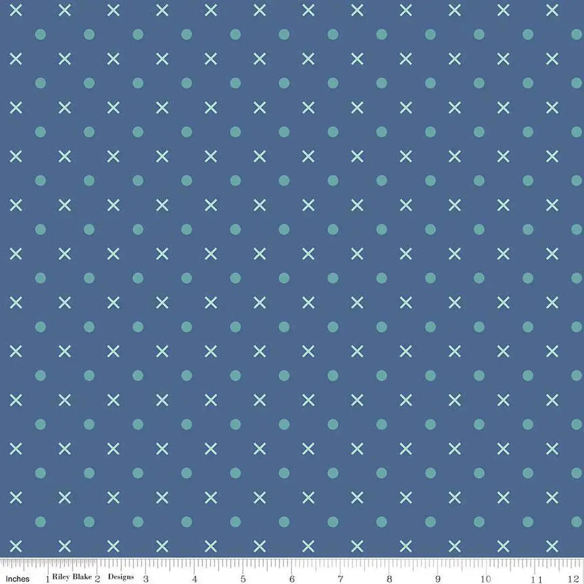 Back Your Quilt in One Piece: 5 Ways to Use Blue Denim Bee Dots Wideback