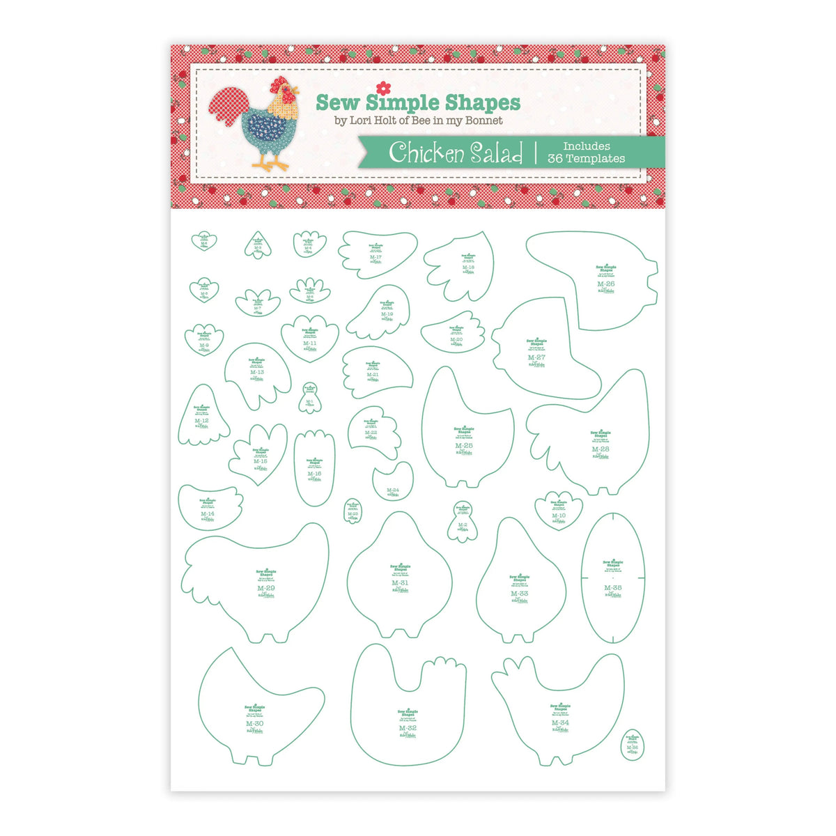How to Use Chicken Salad Simple Shapes Templates for Perfect Appliqué