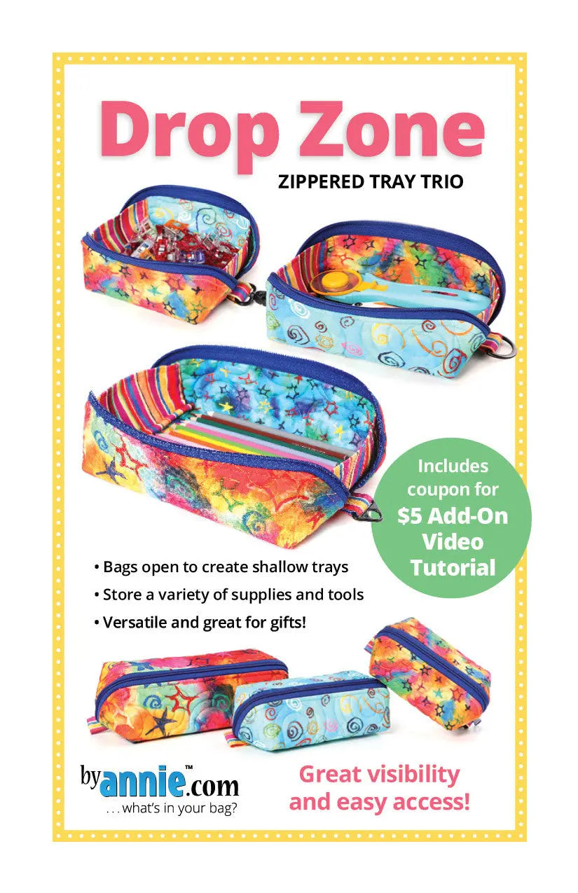 How to Sew the Drop Zone Zippered Tray Pouch: Tips for Quilters