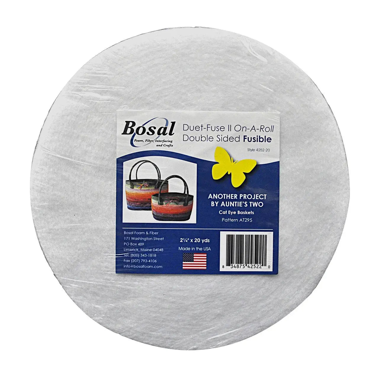 Duet Fuse II Double Sided Fusible Batting roll and precut