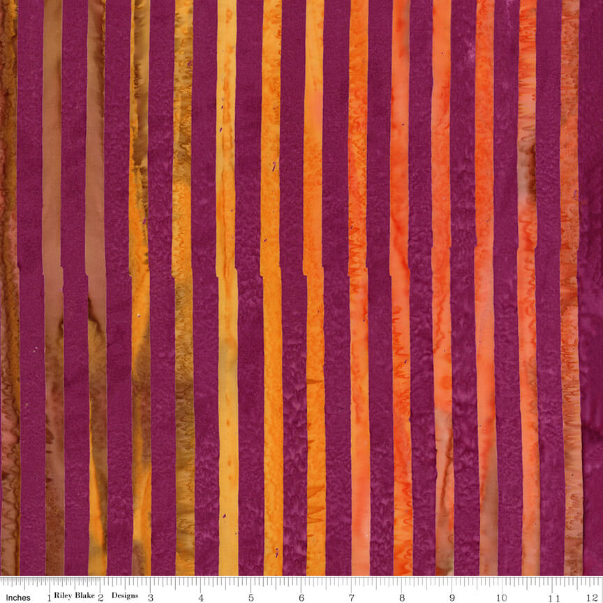 How to Quilt with Bold Linear Batiks: Adding Movement with Mountain's Majesty