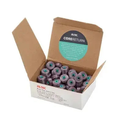 Lead Grey Magna-Glide Classic #60 Pre-Wound Bobbins plastic core dark grey modern quilts