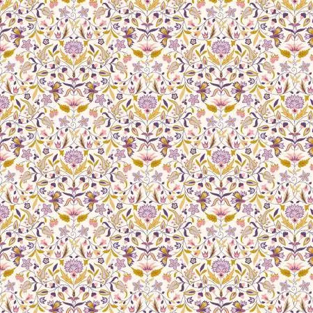 Arts and Crafts Botanicals in Quilts: Working with Liberty's Tudor Celebration Fabric