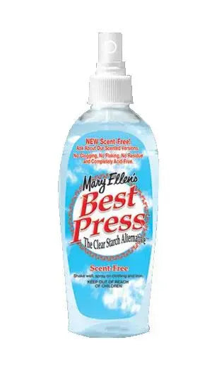 How to Use Mary Ellen's Best Press Scent Free: Crisp Pressing Without Residue