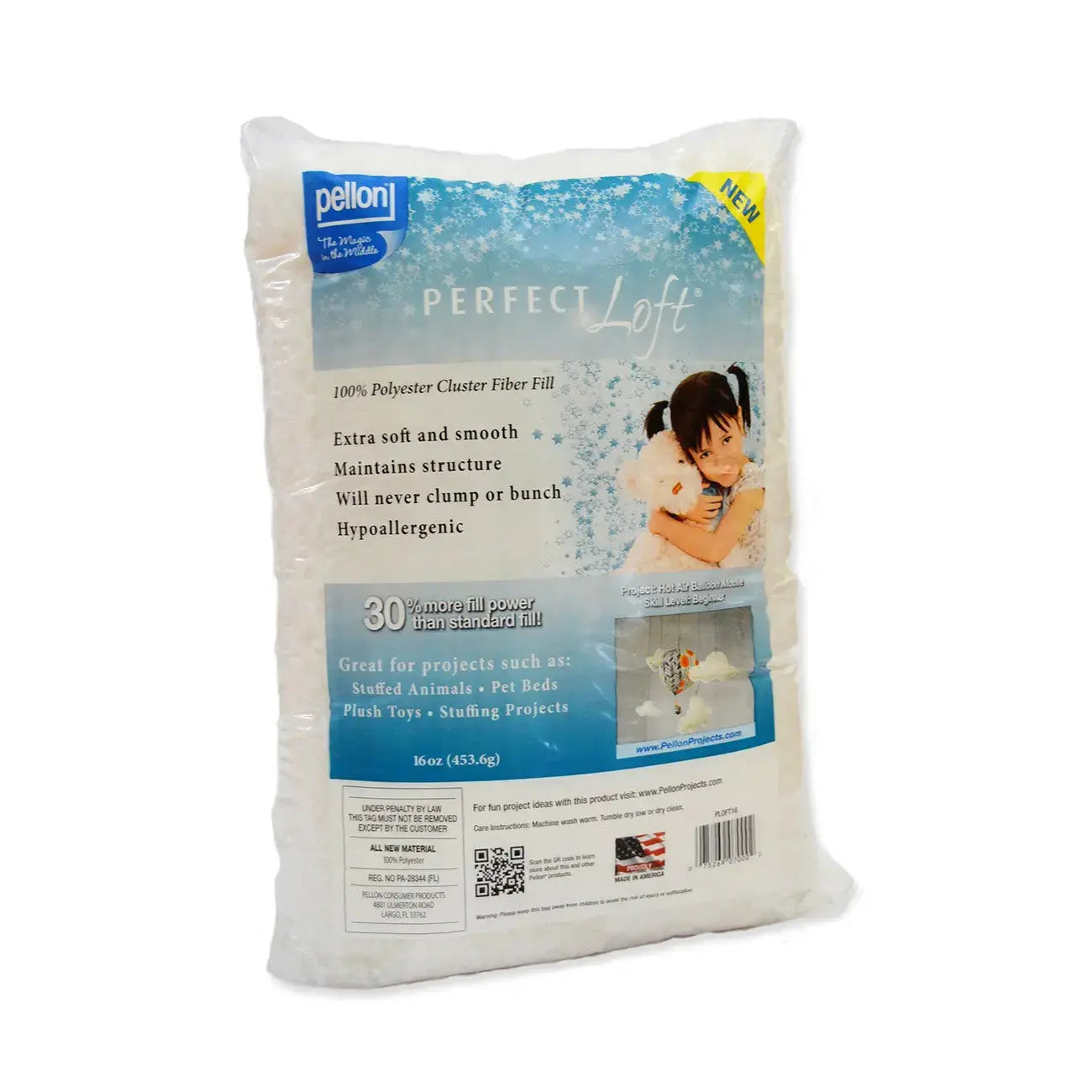Perfect Loft Cluster Fibers loose fill stuffing pillows soft projects