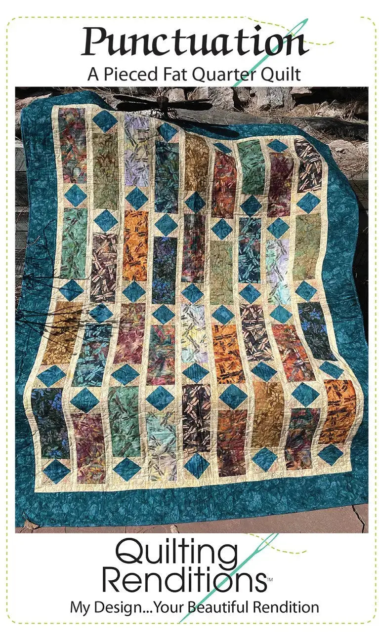 How to Make the Punctuation Quilt: A Fat Quarter-Friendly Pattern for Confident Beginners