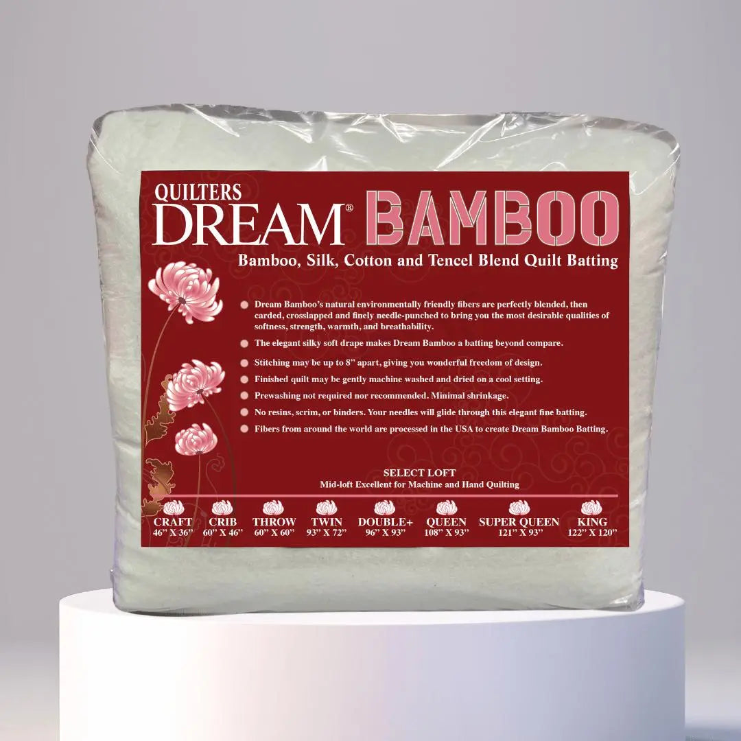 Quilters Dream Bamboo Batting package silk bamboo cotton luxury batting all sizes