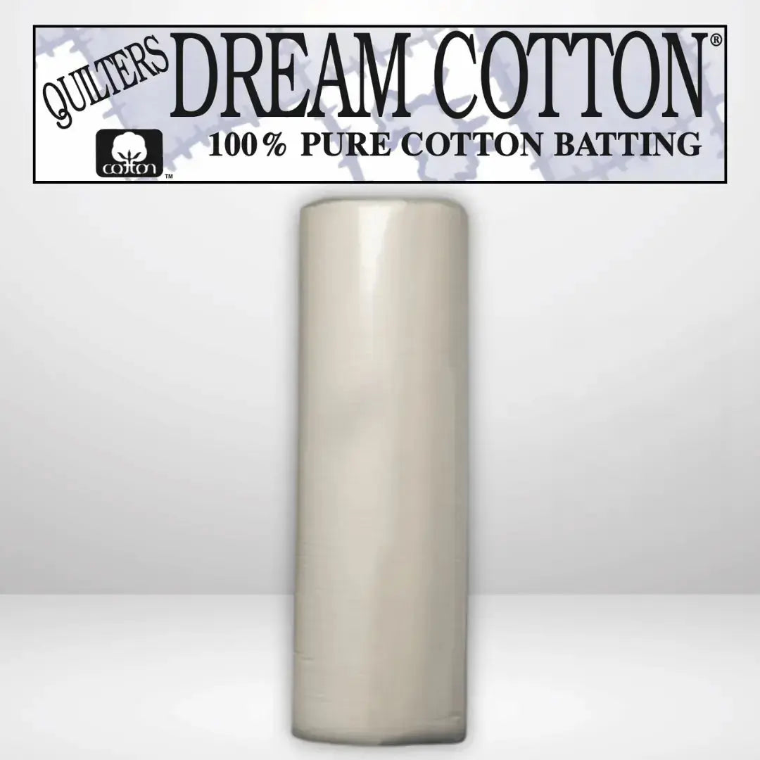 Quilters Dream Deluxe Natural Cotton Batting Roll medium-high loft production longarm