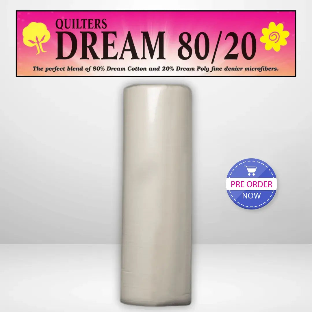 Quilters Dream Select Natural 80/20 Batting King Roll 120 inch x 30 yards premium cotton poly king