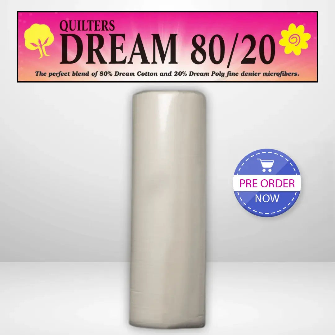 Quilters Dream Select Natural 80/20 Batting Queen Roll 93 inch x 30 yards