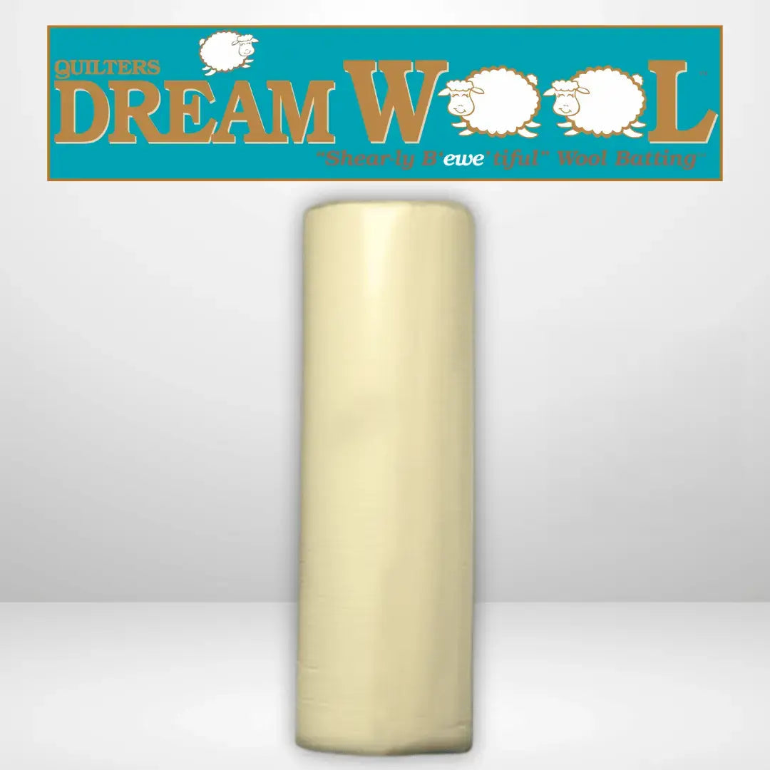 Quilters Dream Wool Batting King Roll 120 inch x 20 yards premium scoured wool king size