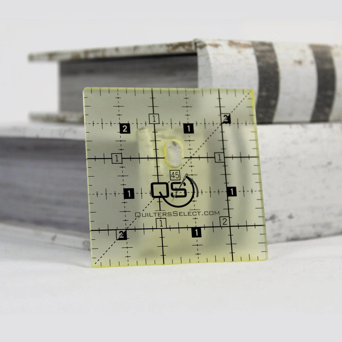 How to Use the Quilters Select 2.5" x 2.5" Non-Slip Ruler: Squaring and Trimming Small Blocks