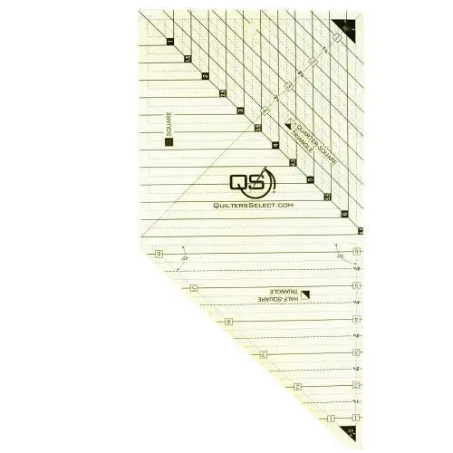 How to Use the Quilters Select 3N1 Triangle/Square Combo Ruler: Accurate Half-Square and Quarter-Square Units