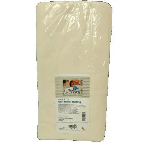 Quilters Select Blend batting twin cut, 76 by 93 inches
