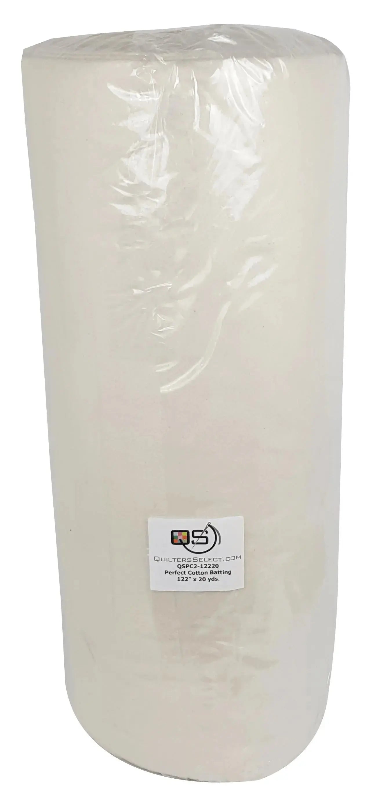 Quilters Select Perfect Cotton Batting 122 inch 20 yard roll longarm