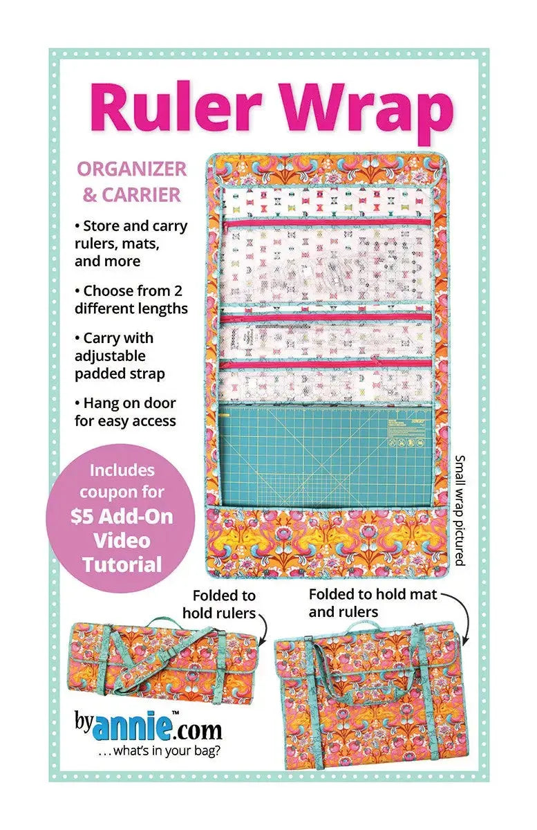 How to Make and Use a Ruler Wrap: Carry Rulers and Mats Safely