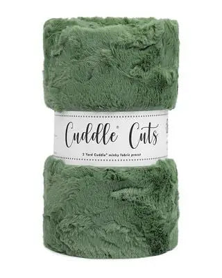 A Cozy Cuddle Throw Blanket in Luxe Cuddle Hide Ivy