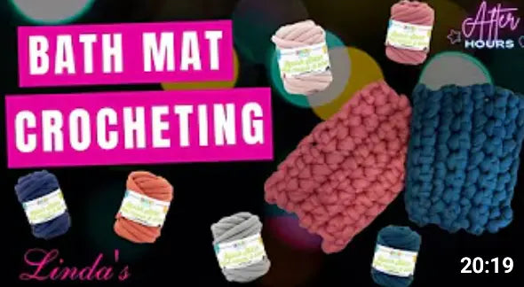 DIY-Cozy-Crochet-How-to-Make-a-Plush-Bath-Mat-with-Squish-Stitch-Yarn Linda's Electric Quilters