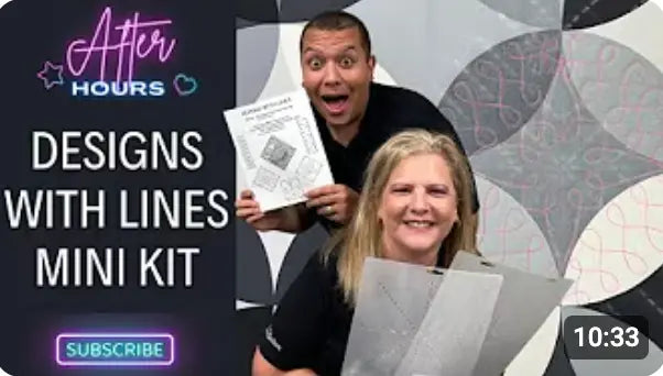 Easy-Freehand-Quilting-with-the-Designs-with-Lines-Mini-Kit Linda's Electric Quilters