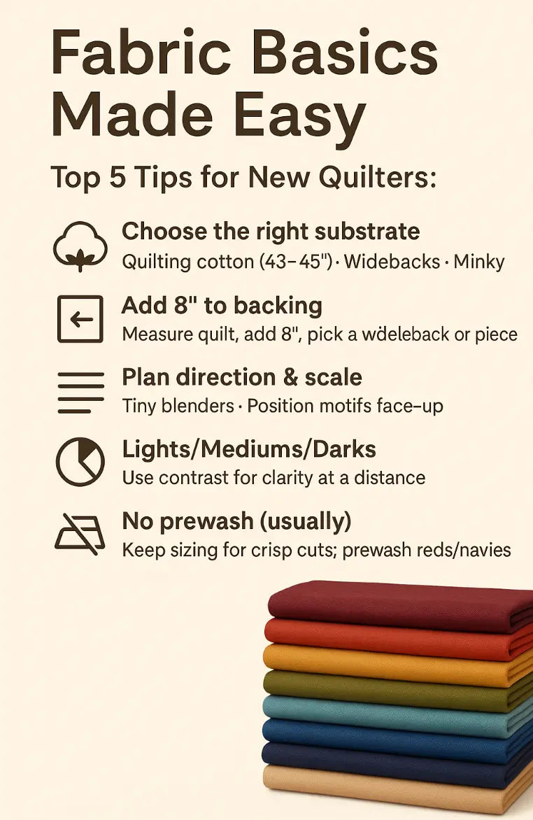 Fabric-basics-made-easy Linda's Electric Quilters