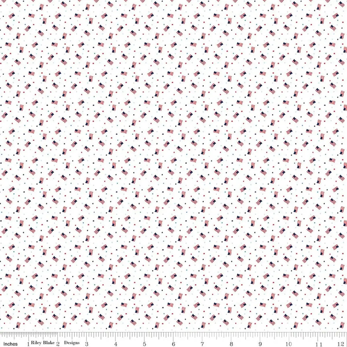 How to Use a White Scattered-Stars Basic in Patriotic and Everyday Quilts