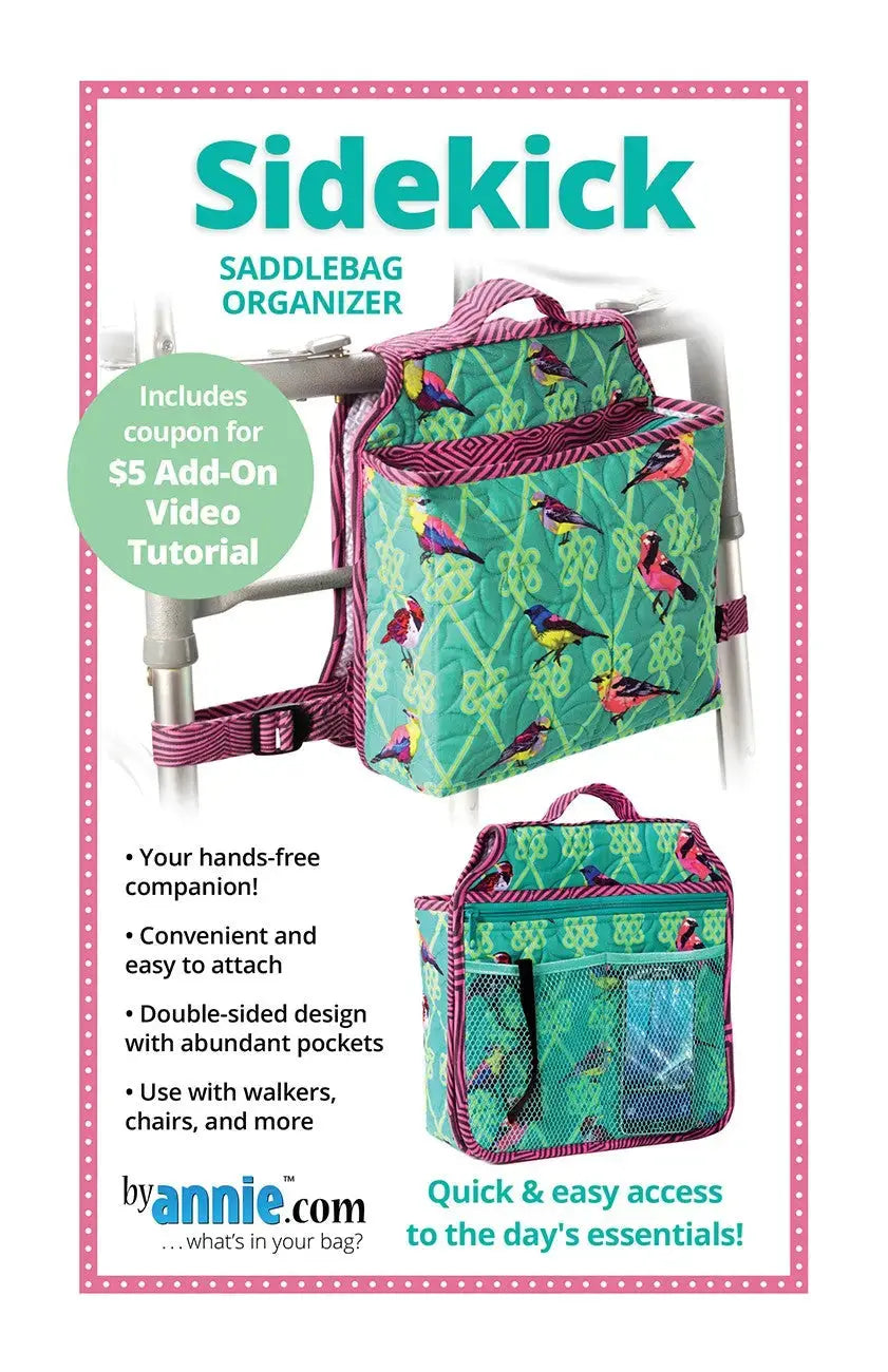 How to Sew the Sidekick Organizer: A Beginner-Friendly Saddlebag Pattern