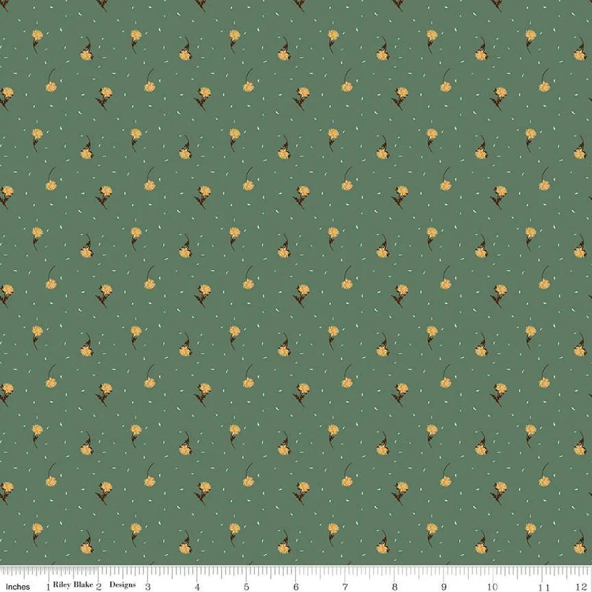 How to Use a Flower Toss Print in Autumn Quilts and Home Decor