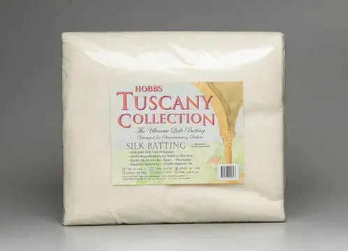 Hobbs Tuscany Silk Blend Batting Package premium silk cotton batting luxury quilting