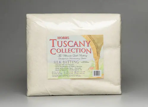 Hobbs Tuscany Silk Blend Batting Package premium silk cotton batting luxury quilting