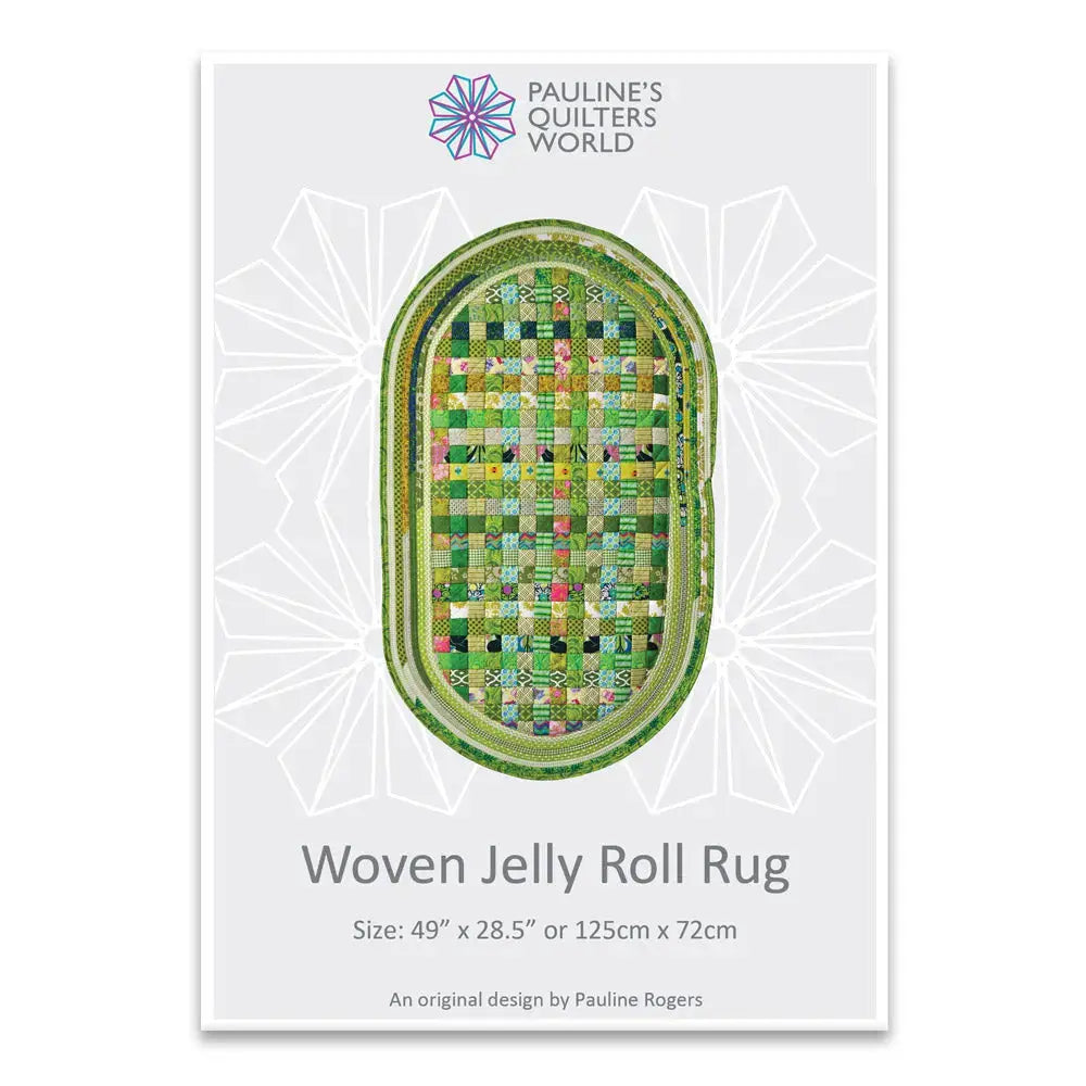 Woven Jelly Roll Rug Pattern Paulines Quilters World fabric strip woven rug jelly roll project
