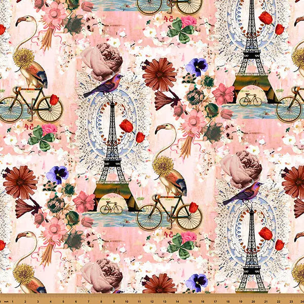 A Pretty Paris Apron in Ballet Pink Paris Luck