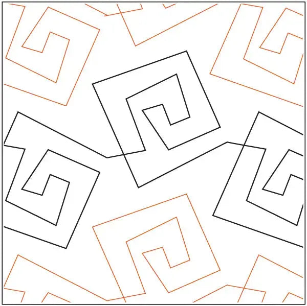 Amusement Pantograph: A Playful All-Over Design in an 8.5-Inch Row for Longarm Quilting
