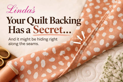 Your Quilt Backing Has a Secret…