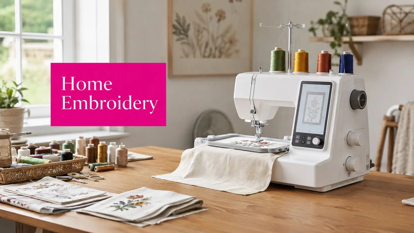 How to Launch an Embroidery Machine Home Business in 2026