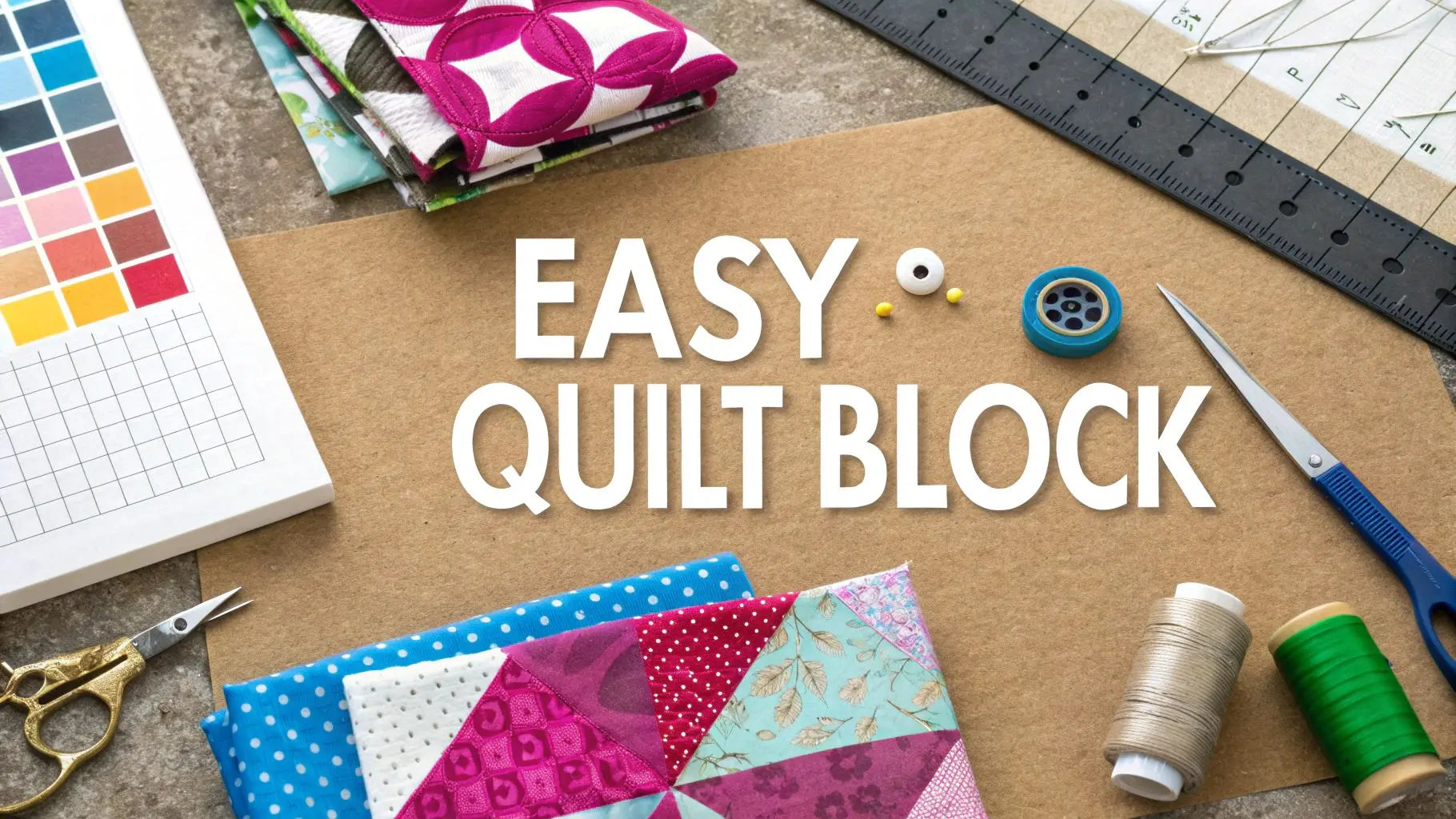 Easy-Quilt-Block-Patterns-for-Beginners Linda's Electric Quilters