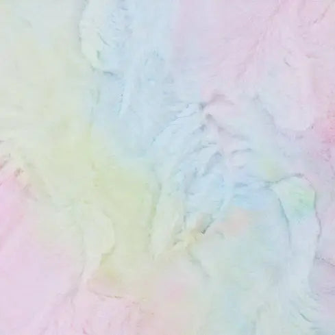 Sewing with Luxe Cuddle Sorbet in Pastel: Tie-Dye Minky Tips for Scarves and Throws