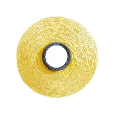 Fil-Tec Magna-Glide Delights Lemon Ice Pre-Wound Bobbin Jar M Style longarm quilting pale yellow near neutral