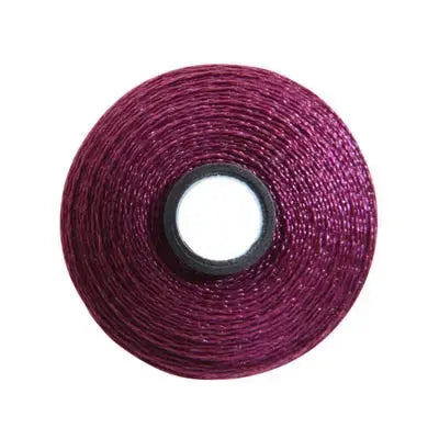 Fil-Tec Magna-Glide Delights Violet Pre-Wound Bobbin Jar M Style longarm quilting medium purple floral