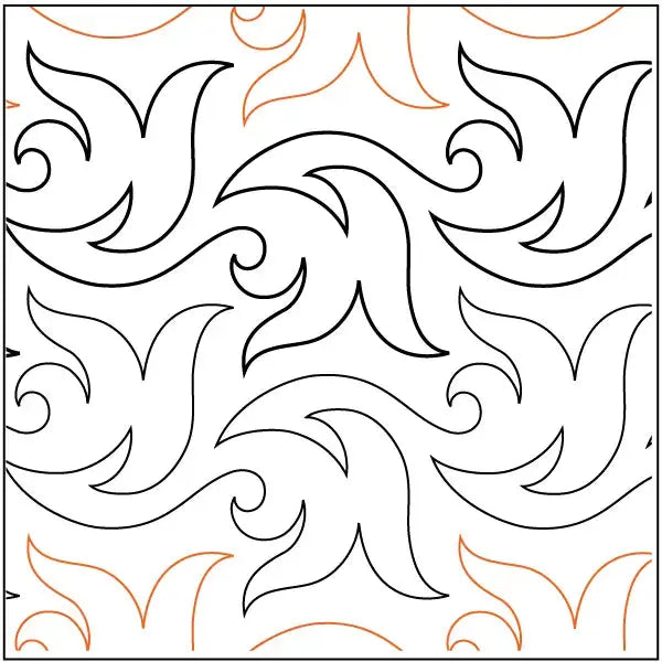 Mimosa Pantograph: Soft Botanical Texture in a Versatile 7-Inch Row