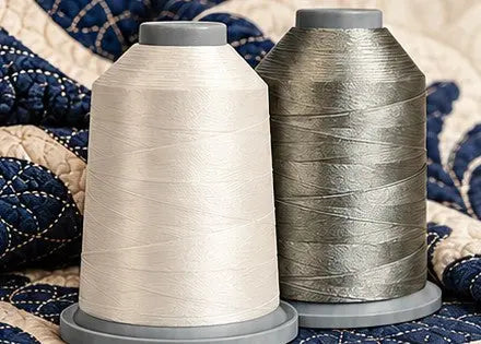 Two Glide King spools of Fil-Tec 40 wt. trilobal polyester thread