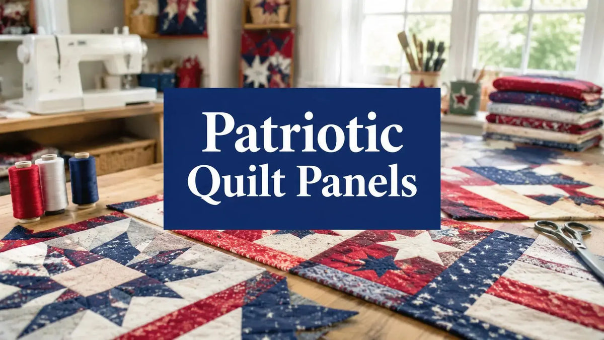 How to use patriotic quilt panels: layout, borders, and quilting ideas for flag-themed quilts – Linda's Electric Quilters